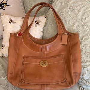 Coach Ergo Tan Leather Bag